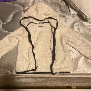 Gymboree off white bear jacket